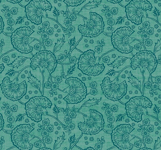 [WF-54376-2] Fanfare Block Print Jade by Whistler Studios for Windham Fabrics