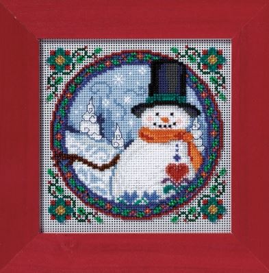 [WIC-JS149102] Jim Shore Southern Snowman by Mill Hill