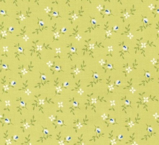 [MOD-29192-38] Cali & Co Small Floral Vine Light Lime by Corey Yoder for Moda Fabrics