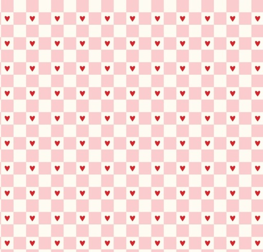 [RB-15501-CRM] Sweetheart Checks Cream by My Mind's Eye for Riley Blake Designs