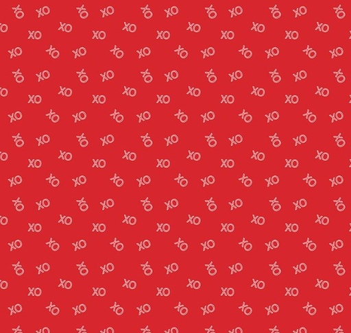 [RB-15504-RED] Sweetheart XO Red by My Mind's Eye for Riley Blake Designs