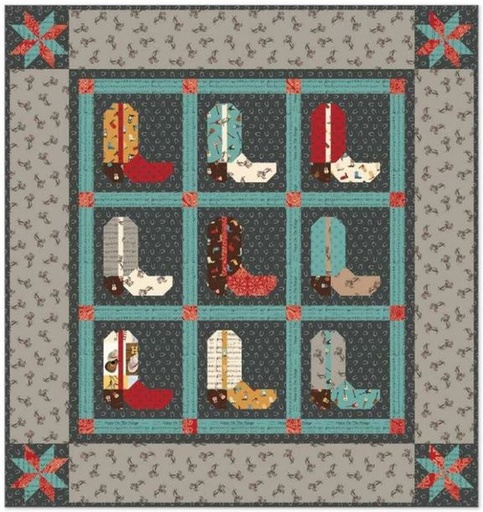 [PP-CowboyBoots] Cowboy Boots Quilt Kit