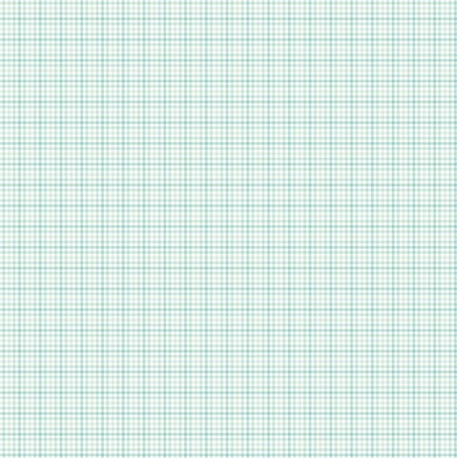 [RB-15406-AQUA] You & Me Plaid Aqua by Sandy Gervais for Riley Blake Designs