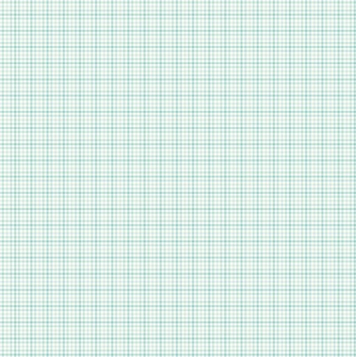 [RB-15406-AQUA] You & Me Plaid Aqua by Sandy Gervais for Riley Blake Designs