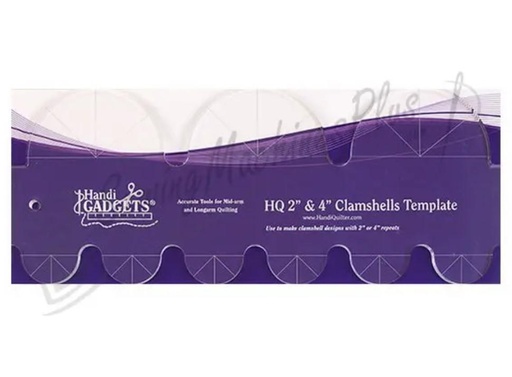 [HQ-RULERCLAM2] Handiquilter Clamshell 2 Inch And 4 Inch Ruler