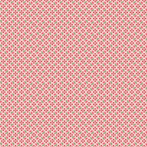 [RB-15886-CORAL] Piece & Plenty Tulips Coral