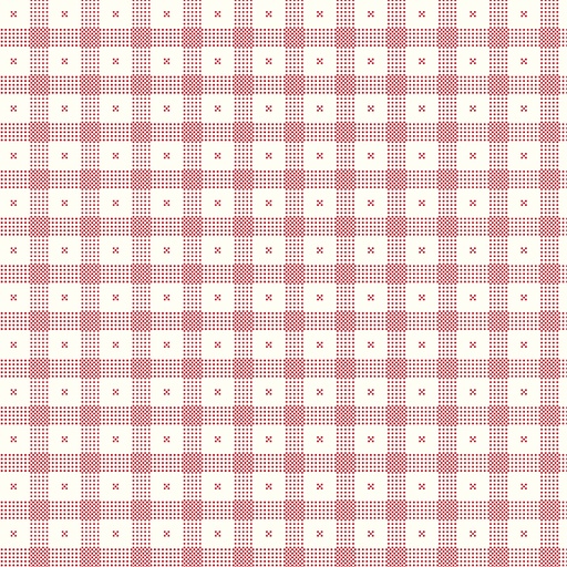 [RB-15661R-CLOUD] Red Delicious Candy Apple Cloud Check