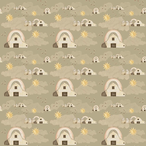 [HG-1460-34] You are My Sunshine Barn Rainbow