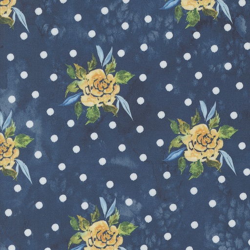 [MOD-39821-13] Sunshine and Blue Skies Rosie Dot Floral Lake from Moda