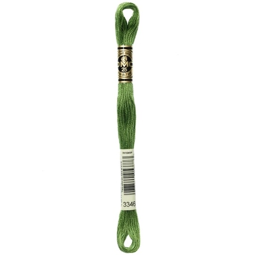 [DMC-117-3346] DMC Embroidery Floss Hunter Green 3346