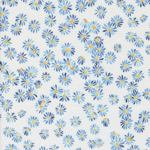 [MOD-39827-11] Sunshine and Blue Skies Ditsy Daisies Water from Moda