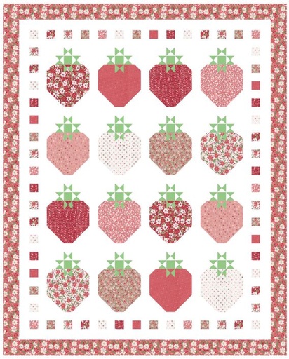 [PP-LoveBlShortcake] Love Blooms Shortcake Quilt Kit