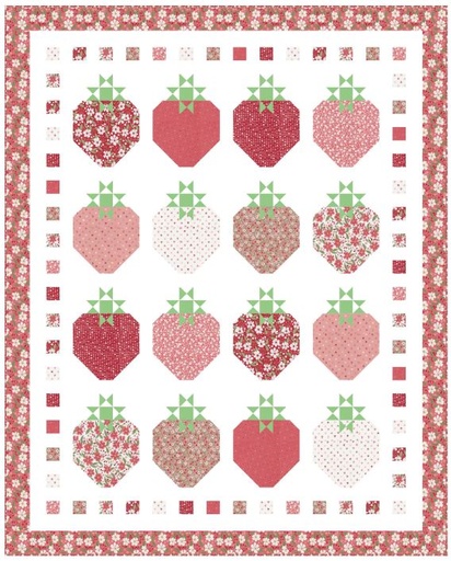 [PP-LoveBlShortcake] Love Blooms Shortcake Quilt Kit