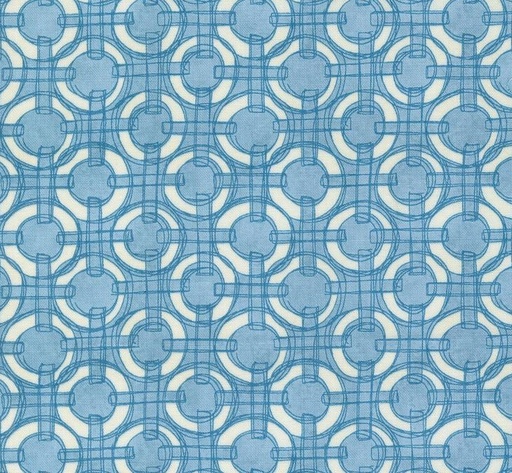 [MOD-48775-16] Serena Shores Linked Rings Breeze by Robin Pickens for Moda Fabrics