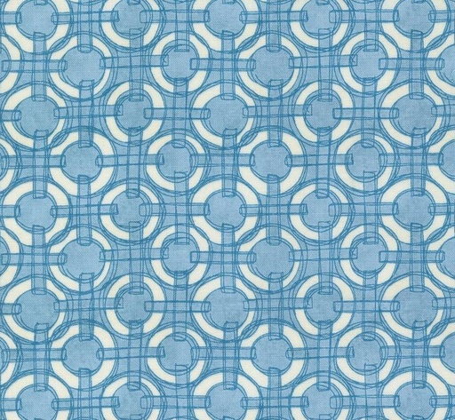 [MOD-48775-16] Serena Shores Linked Rings Breeze by Robin Pickens for Moda Fabrics