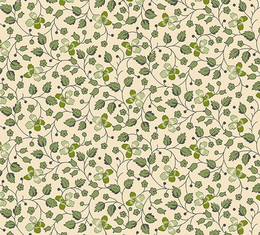 [AND-1247-L] Little Clover Creeping Clover White from Andover Fabrics