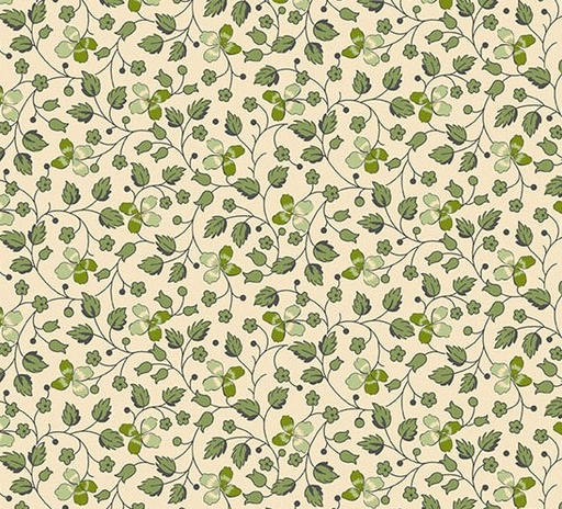 [AND-1247-L] Little Clover Creeping Clover White from Andover Fabrics