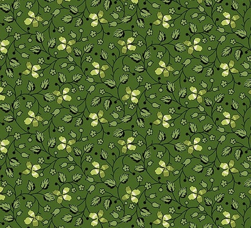 [AND-1247-G] Little Clover Creeping Clover Green from Andover Fabrics