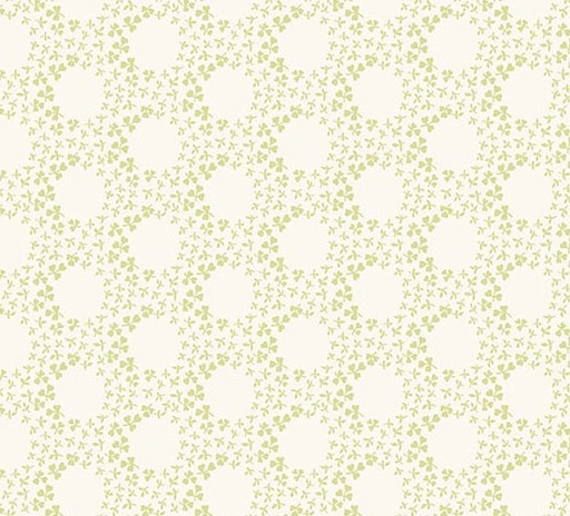 [AND-1246-L] Little Clover Clover Rings White from Andover Fabrics