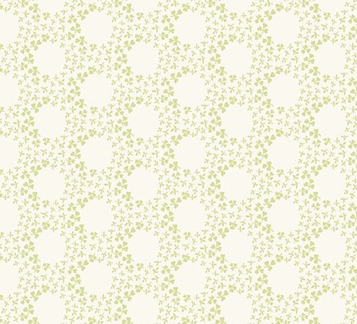 [AND-1246-L] Little Clover Clover Rings White from Andover Fabrics