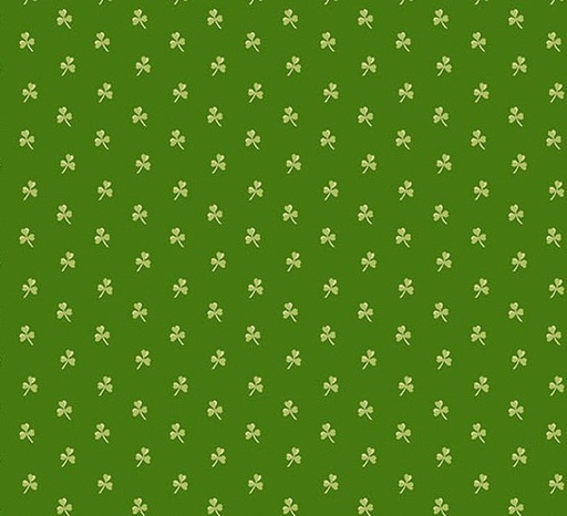 [AND-1250-G] Little Clover Polka Clover Green from Andover Fabrics