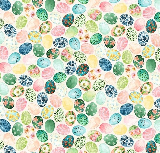 [HOF-5430-156] Easter Wonder Eggs Vanilla from Hoffman Fabrics