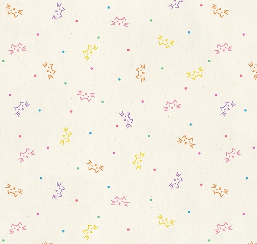 [WF-54274-28] Miniatures Spotted Kitten by Whistler Studios for Windham Fabrics