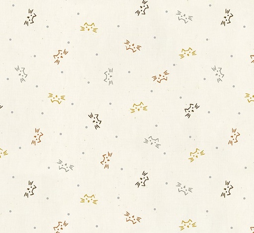 [WF-54274-30] Miniatures Spotted Cat Lover by Whistler Studios for Windham Fabrics