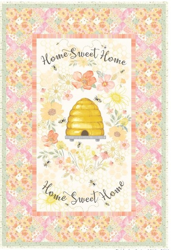 [PP-HoneyBaskK] Honey Basket Quilt Kit featuring Home Sweet Home Collection