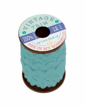 [RB-STVT-39786] Vintage Trim Large Raindrop by Lori Holt
