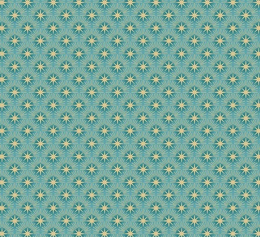 [AND-075-T] Luna Glow Blue by Makower UK for Andover Fabrics