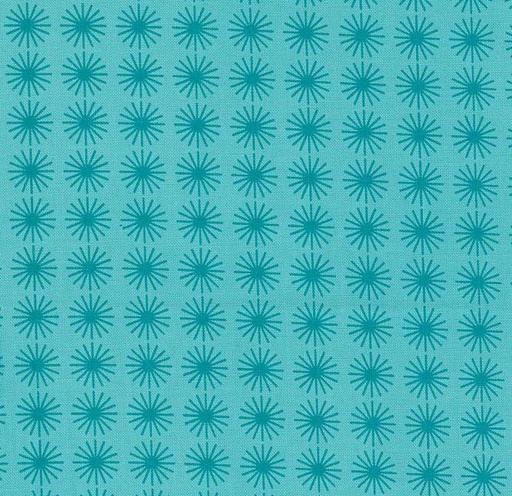 [MOD-23364-12] Time and Again Starburst Aqua by Linzee McCray for Moda Fabrics