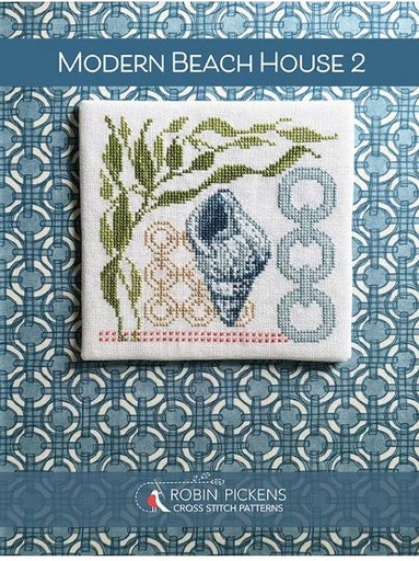 [MOD-MBH2422] Modern Beach House 2 Cross Stitch Pattern by Robin Pickens