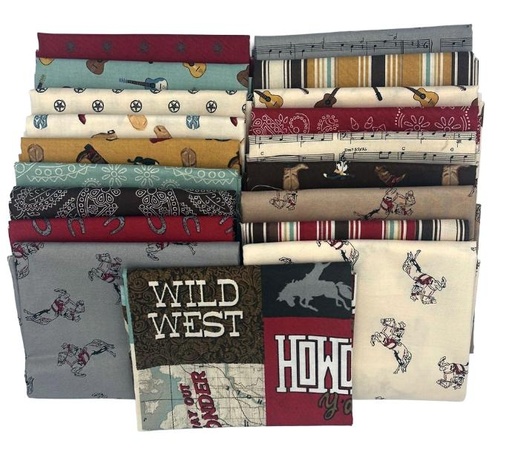 [PP-CowboysFQB] Cowboys Fat Quarter Bundle by Riley Blake