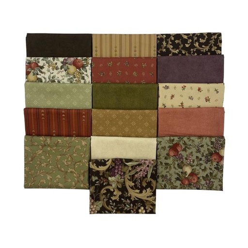 [PP-BountifulHFQB] Bountiful Harvest Fat Quarter Bundle from Marcus