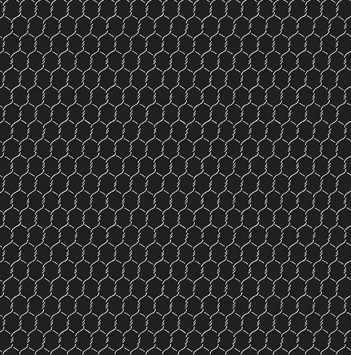 [WF-54565-4] Boho Chicks Chicken Run Black by Whistler Studios for Windham Fabrics