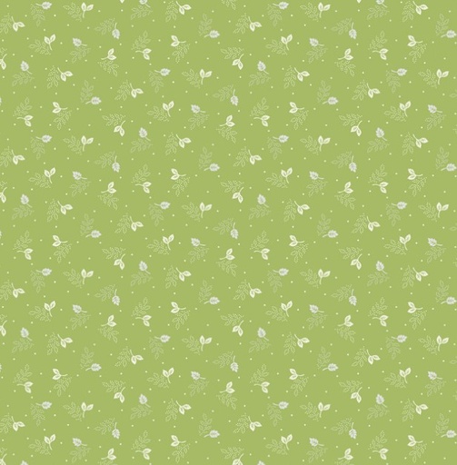 [MB-600542-GRN] Laurel Ridge Parchment Green by Lynn Wilder for Marcus Fabrics