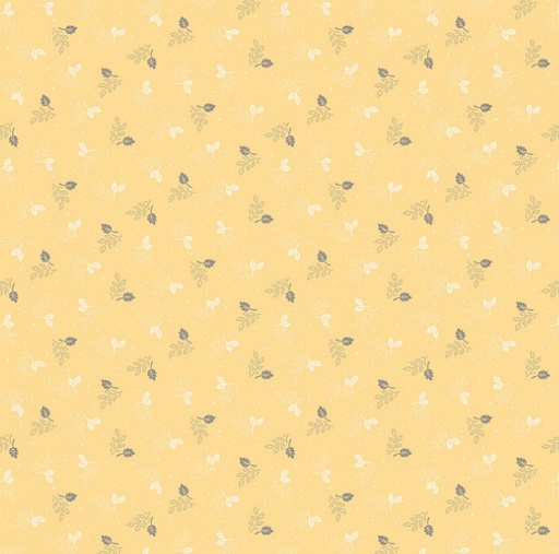 [MB-600542-YLW] Laurel Ridge Parchment Yellow by Lynn Wilder for Marcus Fabrics