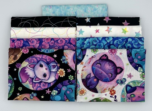 [PP-CrazyKittiesFQB] Crazy Kitties Fat Quarter Bundle