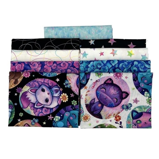 [PP-CrazyKittiesFQB] Crazy Kitties Fat Quarter Bundle