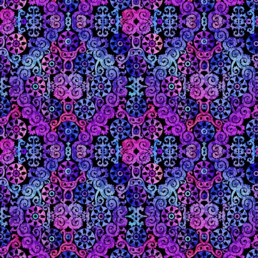 [ITB-VIV4-2] Vivid Wheels Jewel by Jason Yenter for In The Beginning Fabrics