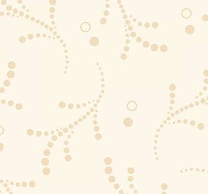 [PB-RA15-186-W] Apple Cider 15 Dotted Ferns White from P&B Textiles