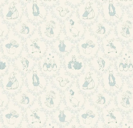 [RB-15863-CLD] Peter Rabbit & Friends Toile Cloud by Beatrix Potter for Riley Blake Designs