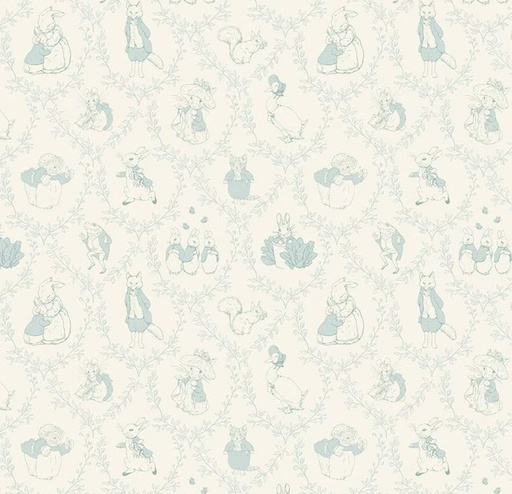 [RB-15863-CLD] Peter Rabbit & Friends Toile Cloud by Beatrix Potter for Riley Blake Designs