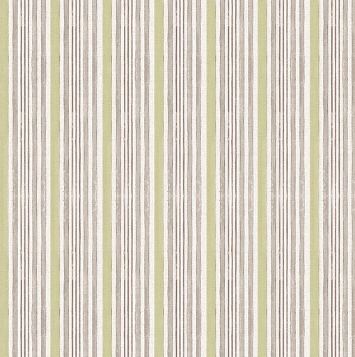 [COW-4367-24] Spring Garden Stripe Olive by Katie Pertiet for Clothworks