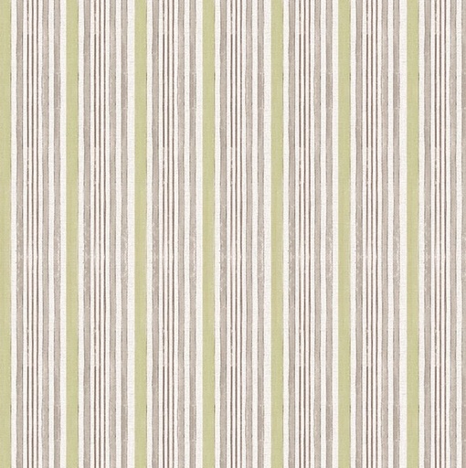 [COW-4367-24] Spring Garden Stripe Olive by Katie Pertiet for Clothworks