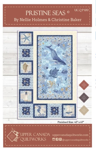 [UCQ-P100] Pristine Seas Quilt Pattern from Quilt Woman