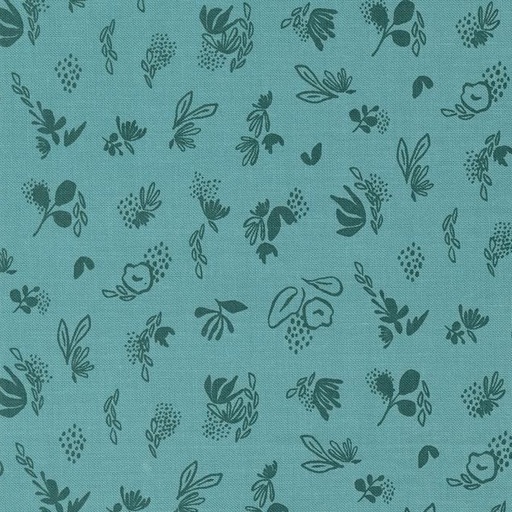 [MOD-45616-25] Things Above Floral Sprinkles Teal by Fancy That Design House for Moda Fabrics
