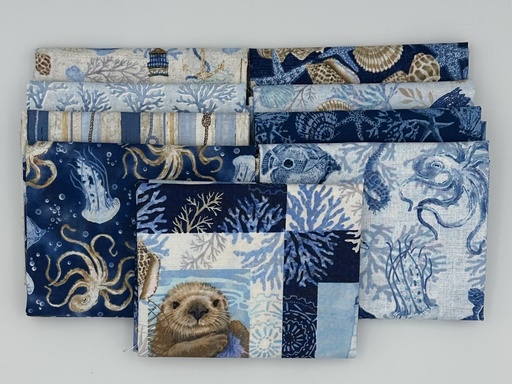 [PP-CobaltSeasFQB] Cobalt Seas Fat Quarter Bundle