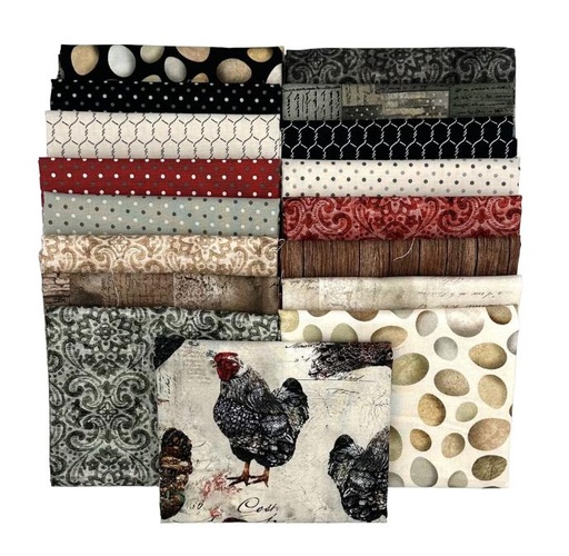 [PP-BohoCFQB] Boho Chicks Fat Quarter Bundle from Windham
